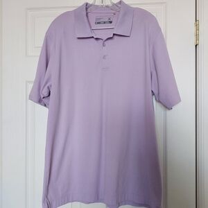 Cutter And Buck Lavender Mens Golf Polo XL Short Sleeve Dri-Tec